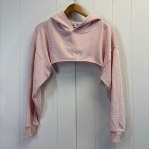 Ruby & Jewell Y2K Streetwear Butterfly Super Crop Hoodie Women Size M Soft Girl